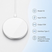 Chargeur Magnétique Sans Fil 15W Sortie Type C Nouvelle Arrivée 2026 pour Camping, Randonnée, Camping-car, Randonnée en Sac à Dos, Tente, Aventure en Montagne, Parc