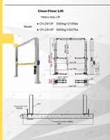 Meilleur élévateur de voiture à 2 poteaux robuste de 12 000 lb, treuil de voiture pour garage