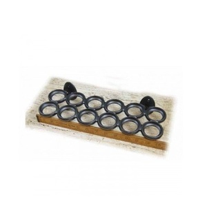 Durable stylish <b>metal</b> egg racks for modern kitchen storage solutions with elegant design and long lasting structure - Product Image 5