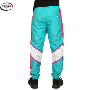 Conjuntos cortavientos informales para adultos de talla grande al por mayor, chándales de trabajo con paneles estampados multicolores para ropa de otoño para niños - Product Image 2
