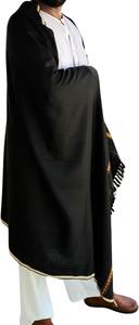 Fabricación profesional chal de Pashmina de lana hecho a medida para hombres 100% tela de lana chal de boda y fiesta para caballeros - Product Image 3