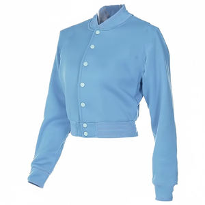 Nouvelle arrivée 2026 Veste universitaire matelassée réversible imperméable écologique pour femme Style Hip Hop Patchwork Col montant - Product Image 1