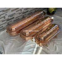 Casserole en acier inoxydable moderne, tendance, de style arabe, en métal et aluminium, écologique, antiadhésive, compatible four et induction