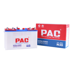 Batería de plomo ácido PAC N30 (12V - 30Ah) para iluminación exterior y de emergencia - Product Image 3