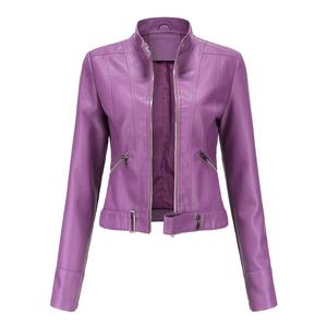 Vente en gros de vestes en cuir à manches longues pour femmes blouson d'hiver vêtements de fête et de travail décontractés veste d'extérieur habillée de voyage - Product Image 6