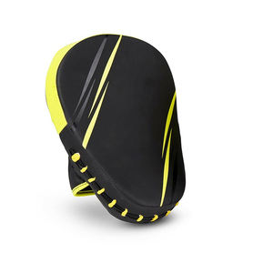 Guantes de Fitness de cuero de vaca personalizados de alta calidad para niños mitones curvos y almohadilla de enfoque para entrenamiento de boxeo - Product Image 3