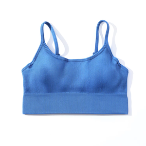Ensembles de vêtements de gymnastique Soutien-gorge de sport pour femmes Yoga côtelé 6 pièces Style Running Athletic Logo personnalisé Ensembles de yoga côtelés - Product Image 6