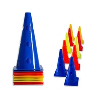 Cono de disco para entrenamiento de agilidad, logotipo de plástico suave para entrenamiento de fútbol, marcador de disco disponible