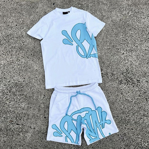 เซ็ตสั้นสำหรับผู้ชายชุดเล่นกีฬาและกางเกงขาสั้นสำหรับฤดูร้อนชุดเล่นกีฬาพิมพ์ลายสำหรับผู้ชายมาใหม่2024ออกแบบได้ตามต้องการสีสันและโลโก้ตามต้องการ - Product Image 6