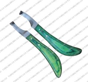 TARIQ MFG CO, CE, ISO EU, Cuchillo Veterinario para Recortar Pezuñas, Mano Izquierda, Mano Derecha, Borde Afilado para Caballos - Product Image 1