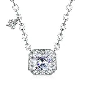 Cadena Cubana Personalizada al por Mayor, Cadena Hip Hop para Hombre, Collar Hip-hop con Moissanita DEF VVS, Cadena Cubana para Hombre - Product Image 1