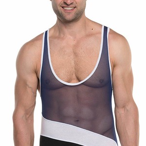 Nouvel arrivage du meilleur costume de lutte Gym Training Débardeurs de musculation pour hommes Logo personnalisé de haute qualité Singlet de levage de puissance - Product Image 5