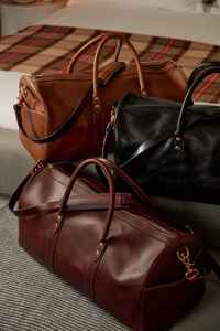 Nouveauté Sac de voyage de luxe décontracté en cuir véritable de haute qualité avec fermeture à glissière Logo personnalisé - Product Image 2