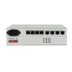 Convertidor de Interfaz de 4E1 a 4 Ethernet Mootek MT-520-4E1-4ETH, Puerta de Enlace de Telecomunicaciones Industriales, Aleación de Aluminio - Product Image 3