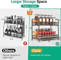 Organizador Plegable de Acero Inoxidable, Estante de Almacenamiento Impermeable de 5 Niveles, Diseño de Malla Grande, para Cocina, Sala de Estar