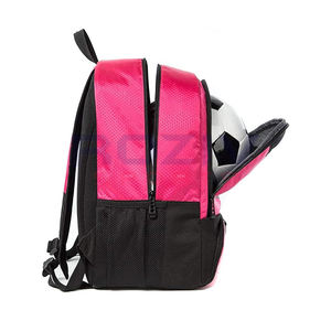 Sac à dos de sport unisexe en polyester léger de haute qualité avec logo personnalisé, sangle d'épaule arquée, fermeture éclair à loquet - Product Image 2