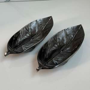 Vente flash Bol à fruits secs en feuilles avec finition nickel noir Fait à la main Utilisé pour les fêtes, les mariages et la maison au prix le plus bas - Product Image 5