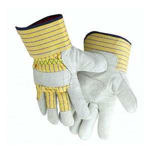 Gants de travail de sécurité industrielle en cuir respirant de qualité supérieure - Product Image 6