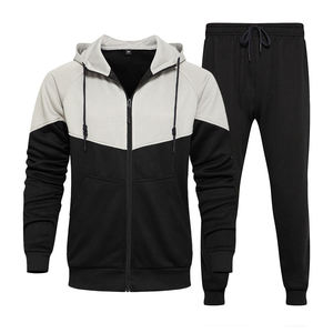 Pakistán Sialkot hizo ropa activa cómoda y transpirable hombres Slim Fit Sweatsuit venta superior para hombres chándales al por mayor OEM - Product Image 1