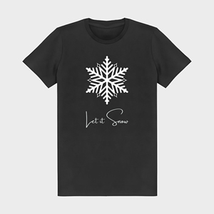 Camiseta informal de algodón 100% para hombre, Camiseta ajustada de manga corta con cuello redondo, diseño de Jersey transpirable, patrón de copo de nieve sólido, uso cómodo - Product Image 2