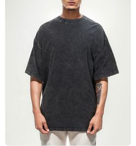 เสื้อยืดผ้าฟลีซสำหรับผู้ชายระบายอากาศได้ดีออกแบบได้ตามต้องการสไตล์ฮิปฮอปผ้าฝ้ายไซส์ใหญ่พิเศษคอเราแขนกุด - Product Image 4