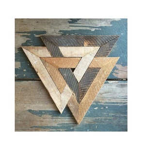 Natural Solid Wood Slat <b>Decorative</b> Wall Grille <b>Panel</b> - Interlocking Timber <b>Screen</b> Diffuser Customized Wooden Wall Art For Decor - Product Image 2
