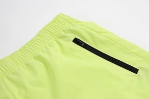 กางเกงขาสั้นผู้ชาย,กางเกงเอวยางยืดมีโลโก้และกระเป๋า2ชิ้น - Product Image 4