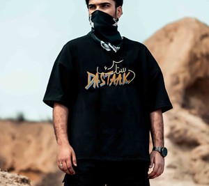 Custom Printed Men's Streetwear Luxury Quality Heavyweight T-Shirt 100% Cotton Loose Fit <b>Drop</b> Shoulder Oversized Design Letter - Product Image 4