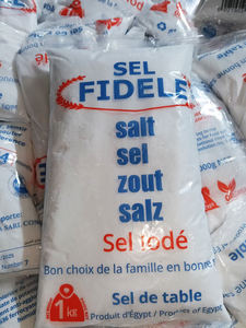 Sal Fidele 1 kg, Sal de Mesa Refinada de Grado Alimenticio Orgánica, Sal Marina Natural Iodada en Polvo para Cocinar, Suministro al por Mayor - Product Image 3