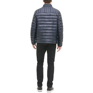 Customized <b>Men's</b> Winter <b>Bomber</b> <b>Jacket</b> Bright Face Short Thick Shiny Puffer with Hood Trendy Canvas Style - Product Image 5