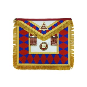 Venta al por mayor Fabricación New Masonic Regalia Holy Royal Arch Provincial Delantal Masonic Royal Arch Companions Delantal, - Product Image 6