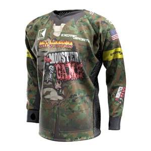 Hot Selling Custom Stylish Quick Dry Paintball Jersey Custom Tops <b>Paint</b> <b>Balls</b> - Product Image 5