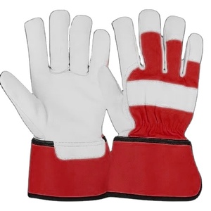 Gants de sécurité confortables en cuir de chèvre, résistants, pour travaux de jardinage, doux, usage personnel, anti-vibrations, anti-statiques - Product Image 5