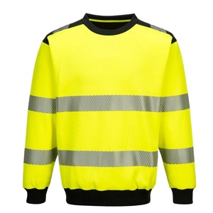 ใหม่ Hi viz เสื้อสเวตเตอร์ทำงานขนแกะสะท้อนแสงคอกลมขนาด S เพื่อ4XL กันน้ำโพลีเอสเตอร์และผ้าฝ้ายปรับแต่งโลโก้ได้ - Product Image 1