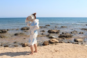 Albornoz de algodón de secado rápido Autantic Lux para mujer, bata colorida de manga larga, capucha suave y cómoda inspirada en el uso diario - Product Image 5