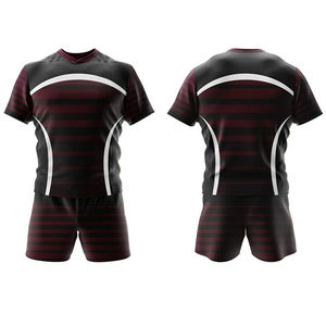 Uniforme de Rugby Sublimado al por Mayor, Ropa Deportiva Profesional Personalizada, Uniforme de Rugby 100% Poliéster para Hombre - Product Image 1