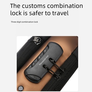 Sac de poitrine antivol pour homme avec port USB, multifonctionnel, en nylon imperméable, sac messager de voyage, sac bandoulière pour homme, vente en gros - Product Image 2