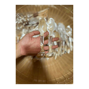 Cuchara de caracola hecha a mano de concha natural hecha en Vietnam para cocinas rústicas de comedor artísticas o vajilla de temática ecológica - Product Image 2