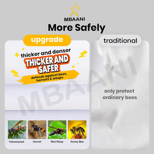Phù hợp với nghề nuôi ong cho nam giới và phụ nữ-Sting Proof thông gió mui xe & găng tay, bảo vệ toàn thân cho nghề nuôi ong, Wasp & Hornet phù hợp với. - Product Image 4