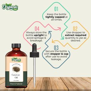 Huile Essentielle de Caraway 100% Pure et Naturelle Salvia Organic Zing pour Soins de la Peau et Soins de Santé, Fourniture OEM/ODM avec Emballage Personnalisé - Product Image 6