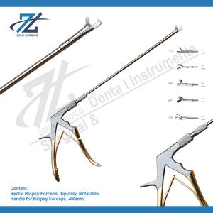 Pince à biopsie rectale pointe uniquement rotative Fig. 2 poignée pour pince à biopsie 400mm fabricant d'instruments chirurgicaux au Pakistan - Product Image 2