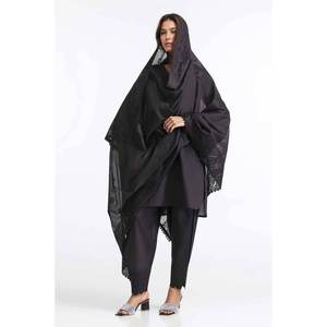 ผ้าคลุมไหล่ปักลาย Georgette รุ่น DP-42005 สำหรับชุดอินเดีย ปากีสถาน ซัลวาร์ คามีซ โจลี เลเฮนกา โจลี สำหรับชุดสไตล์อินเดีย ปากีสถาน - Product Image 3