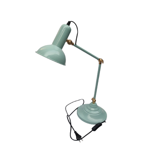 Lámpara de Escritorio LED Azul Moderna y Ajustable, Luz Blanca Cálida, Cuerpo de Hierro con Recubrimiento en Polvo, Ideal para Dormitorio de Estudiantes y Oficina - Iqbal - Product Image 1
