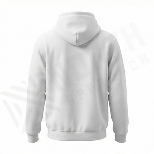 Sweat-shirt unisexe en coton surdimensionné, imprimé et brodé sur mesure, uni, avec poche kangourou, écologique, confortable pour le quotidien - Product Image 2