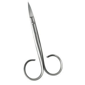Ciseaux professionnels pour les soins des ongles avec lames courbes tranchantes en acier inoxydable pour l'utilisation des cuticules, finition lisse, qualité durable - Product Image 5