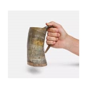 Taza de jarra de cuerno de búfalo de calidad de exportación, taza de cuernos para beber vikingos a los precios más bajos, taza de cuerno disponible a granel - Product Image 2