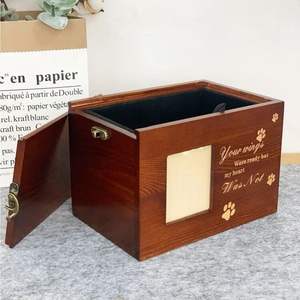 High-Quality Wooden <b>Pet</b> <b>Ashes</b> Urn <b>Box</b> | Handcrafted | Factory Direct Bulk - Product Image 1