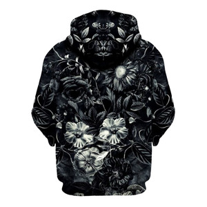 Más vendidos Ropa de invierno Hombres y mujeres Negro 100% Poliéster Sublimación Impreso Sudaderas con capucha con bolsillo de canguro para la venta - Product Image 2