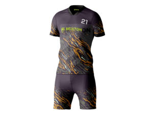 Conjunto de camiseta y pantalones cortos de fútbol para hombre, equipo de fútbol personalizado, ropa deportiva transpirable, fabricante OEM - Product Image 3