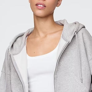 Sudadera Clásica para Mujer al por Mayor con Servicio OEM, Diseño de Alta Calidad con Cierre de Cremallera y Cordones 2026 - Product Image 2